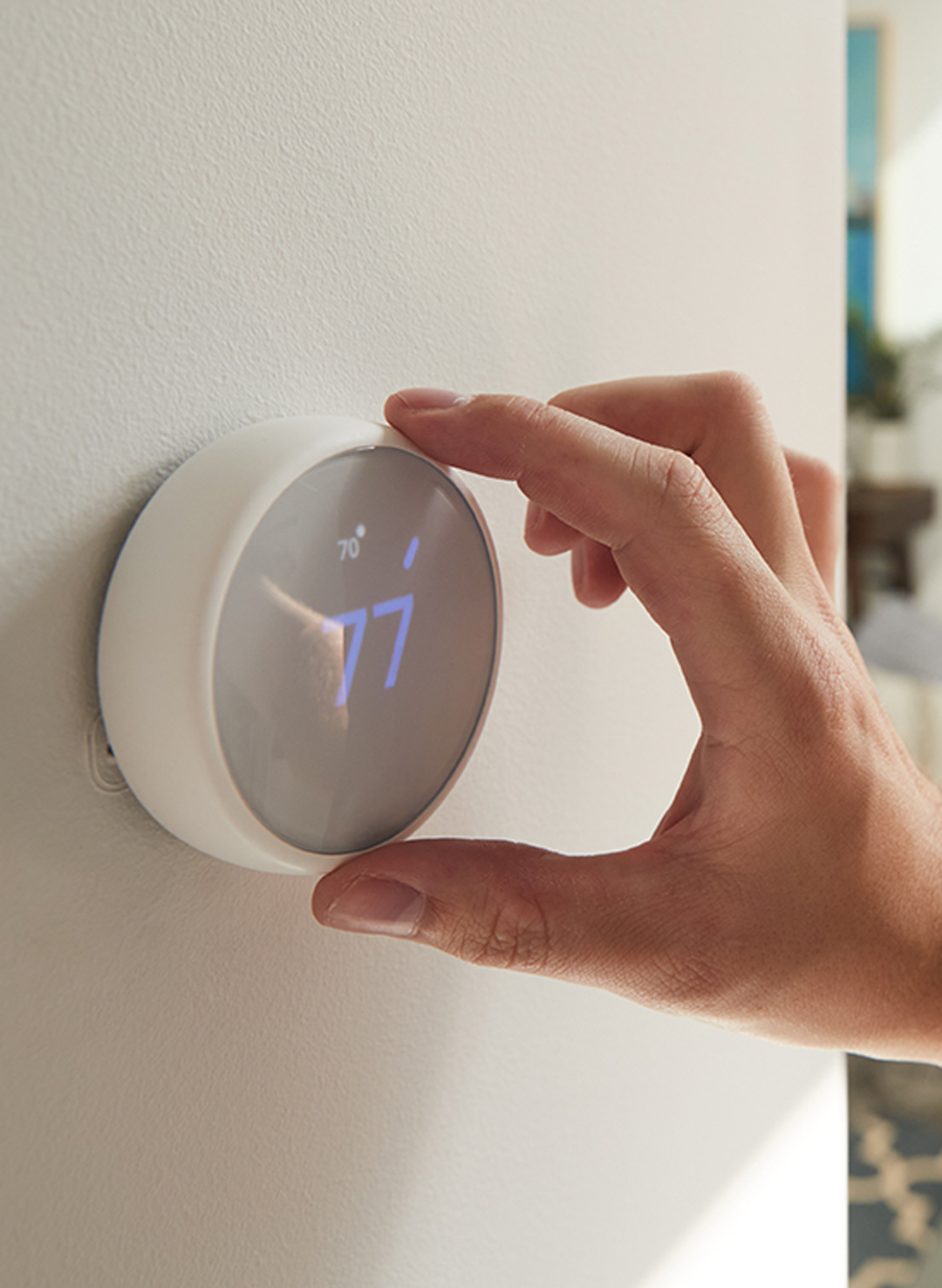 thermostat-smart Round dial thermostats like the classic Honeywell models offer mechanical reliability that operates without electrical power, making them suitable for older homes or applications where power interruptions might affect digital units.